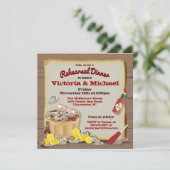 Oyster Roast Party-uitnodigingen Kaart (Staand voorkant)