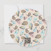 Oyster Roast Plate Wedding Save the Date Kaart (Achterkant)