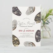 Oyster Roast repetitie diner Kaart (Staand voorkant)