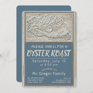 Oyster Roast Tan en Blue All Purpose Kaart
