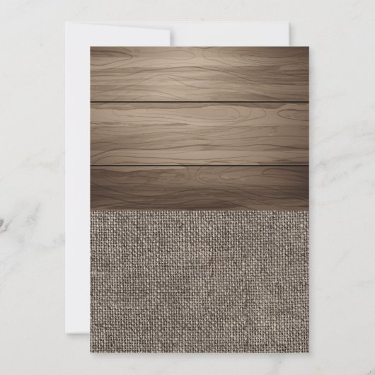 Oyster roast-uitnodiging kaart (Achterkant)