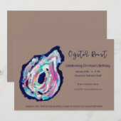 Oyster Roast verjaardagsuitnodiging Kaart (Voorkant / Achterkant)