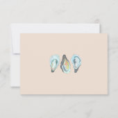 Oyster Roast Wedding Invitation, RSVP Kaartje (Achterkant)