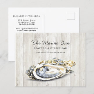 Oyster Roast Zeevruchten Nautische Food Business Briefkaart