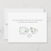 Oyster Save the Dates met foto's Date (Achterkant)