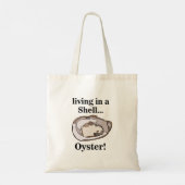 Oyster Shell Funny Tote Bag (Achterkant)