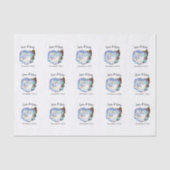 Oyster Shell Hearts Decoupage Tissuepapier (Voorkant)