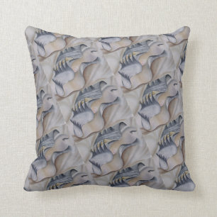 OYSTER SHELL MET PEARL-SIERKUSSEN KUSSEN