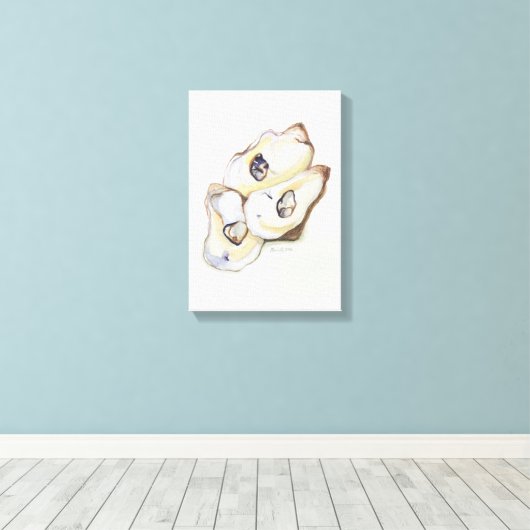 Oyster Shell Print (Insitu (Houten vloer))