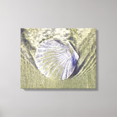 Oyster Shell Underwater Canvas Afdruk (Voorkant)