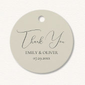 Oyster Shells bruiloft gunst Labels