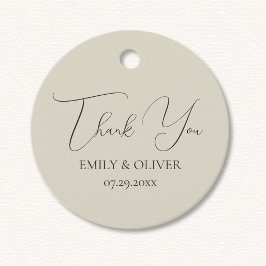 Oyster Shells bruiloft gunst Labels