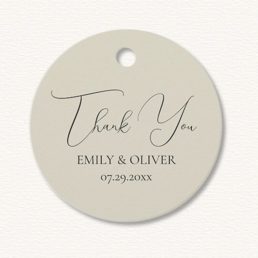 Oyster Shells bruiloft gunst Labels