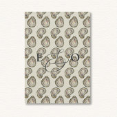 Oyster Shells bruiloft uitnodiging