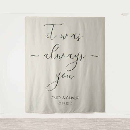 Oyster Shells Trouwbanner Tapestry Wandkleed (Voorkant)