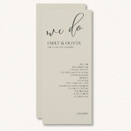 Oyster Shells Trouwprogramma