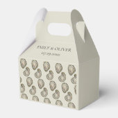 Oyster Shells Wedding Bedankdoosjes (Voorkant Zijde)