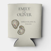 Oyster Shells Wedding Blikjeskoeler (Voorkant)