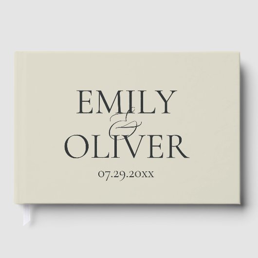 Oyster Shells Wedding Gastenboek (Voorkant)