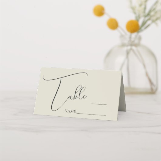 Oyster Shells Wedding Plaatskaartje (Voorkant)