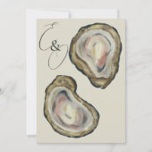 Oyster Shells Wedding Save the Date (Voorkant)