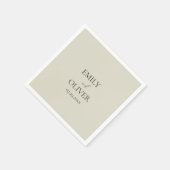 Oyster Shells Wedding Servet (Hoek)