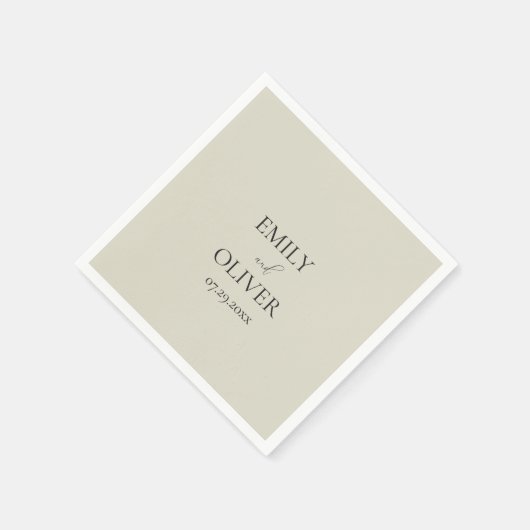 Oyster Shells Wedding Servet (Hoek)