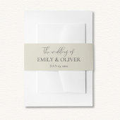 Oyster Shells Wedding Uitnodigingen Wikkel