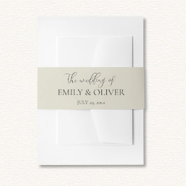 Oyster Shells Wedding Uitnodigingen Wikkel