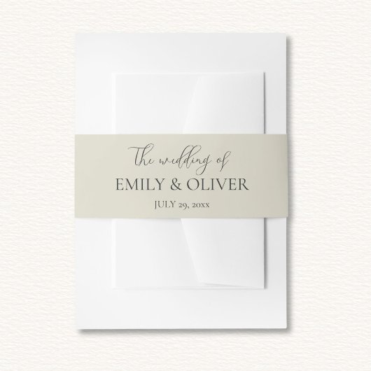 Oyster Shells Wedding Uitnodigingen Wikkel