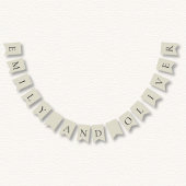 Oyster Shells Wedding Vlaggetjes