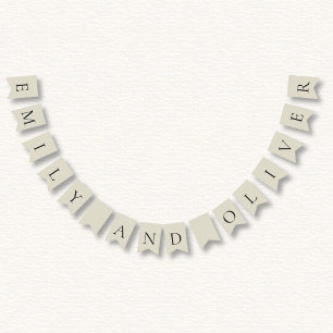 Oyster Shells Wedding Vlaggetjes