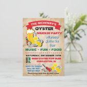 Oyster Shucking Party Uitnodiging (Staand voorkant)