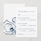 Oyster Suite RSVP Card Final Kaartje (Voorkant / Achterkant)