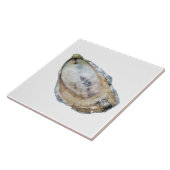 Oyster Tile - Design A White Tegeltje (Zijkant)