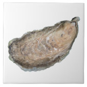 Oyster Tile - Design D White Tegeltje (Voorkant)