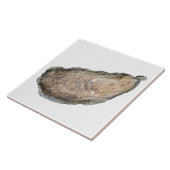 Oyster Tile - Design D White Tegeltje (Zijkant)