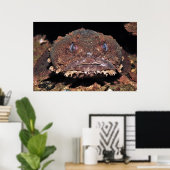 Oyster Toad Portrait Poster (Thuiskantoor)