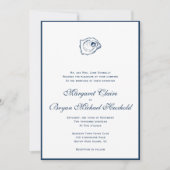 Oyster Uitnodiging V1 met zeegrens (Voorkant)