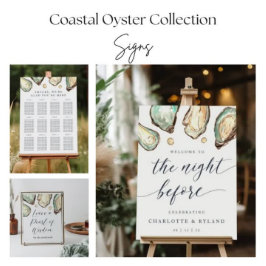 Oyster voor kustWaterverf en patroonpatroon Cadeaupapier