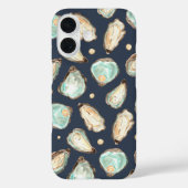 Oyster voor kustWaterverf en patroonpatroon Case-Mate iPhone Case (Achterkant)