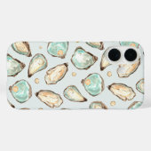 Oyster voor kustWaterverf en patroonpatroon Case-Mate iPhone Case (Achterkant (horizontaal))