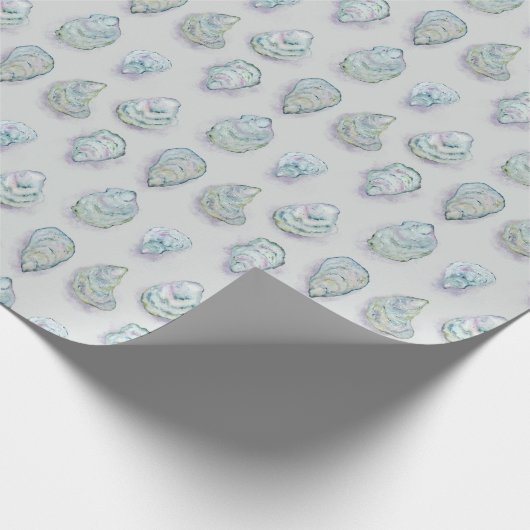 Oyster Waterverf wrapping papier (Hoek)