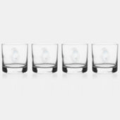 Oyster Whiskey Glas - 4 set (Achterkant)