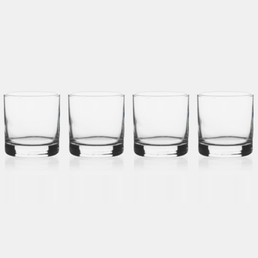 Oyster Whiskey Glas - 4 set (Rechts)