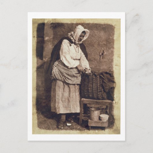 Oyster Woman, 1843-47 (papier op basis van zoutpap Briefkaart (Voorkant)