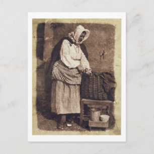 Oyster Woman, 1843-47 (papier op basis van zoutpap Briefkaart
