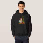 Oyster  Xmas Holiday Santa Oyster Christmas Tree Hoodie (Voorkant volledig)