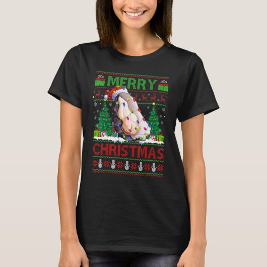 Oyster   Xmas Tree Ugly Santa Oyster Christmas T-shirt (Voorkant)