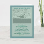 Oystercatcher Brother Birthday Card Kaart<br><div class="desc">Gefeliciteerd met al die broers daar.</div>